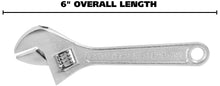 Load image into Gallery viewer, GreatNeck 6-Inch Adjustable Wrench (AW6C)
