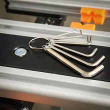 Load image into Gallery viewer, GreatNeck 7 Piece Hex Key Ring Set: 5/64&quot;, 3/32&quot;, 1/8&quot;, 5/32&quot;, 3/16&quot;, 7/32&quot;, and 1/4&quot; (HKR7C)
