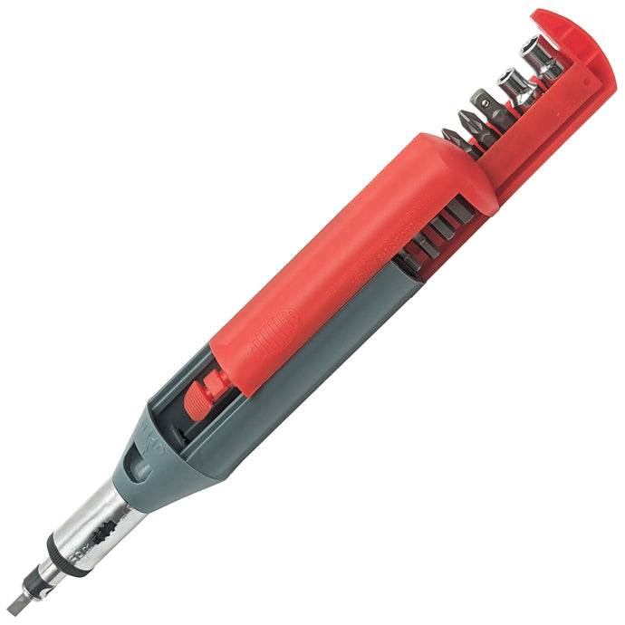 23-in-1 Multi-Function Ratcheting Screwdriver with Slotted, Phillips, Star, Hex, Pozidriv and Socket Bits