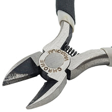 Load image into Gallery viewer, Mini Precision Diagonal Cutter with Return Spring and Cushion Grip Handles, 4.5-inch Overall Length
