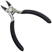 Load image into Gallery viewer, Mini Precision Diagonal Cutter with Return Spring and Cushion Grip Handles, 4.5-inch Overall Length
