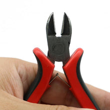 Load image into Gallery viewer, Mini 4⅜&quot; Diagonal Cutter with Return Spring and Rubber Grip Handle
