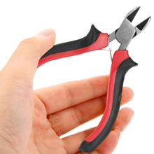 Load image into Gallery viewer, Mini 4⅜&quot; Diagonal Cutter with Return Spring and Rubber Grip Handle
