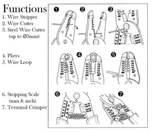 Load image into Gallery viewer, 7-in-1 Hand Tool for 10-18 AWG Wire - Stripper, Cutter, Pliers, Wire Loop, Crimper
