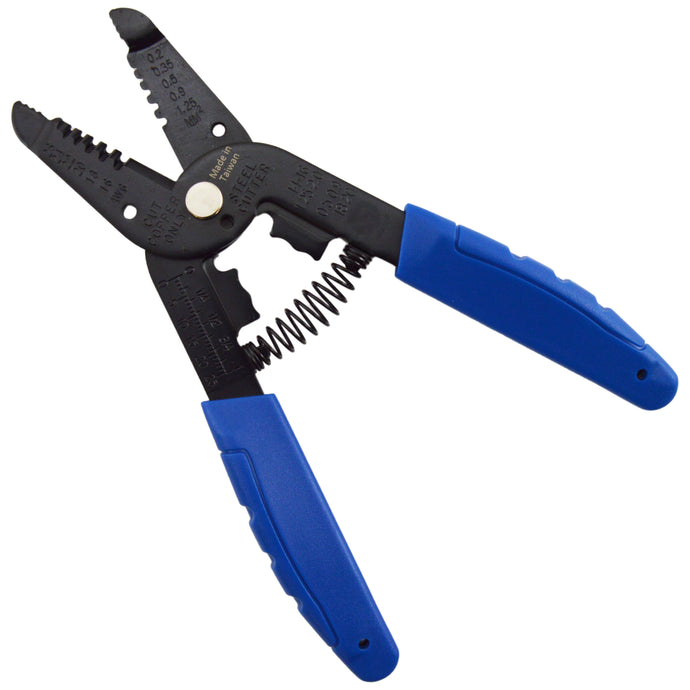 7-in-1 Hand Tool for 16-26 AWG Wire - Stripper, Cutter, Pliers, Wire Loop, Crimper