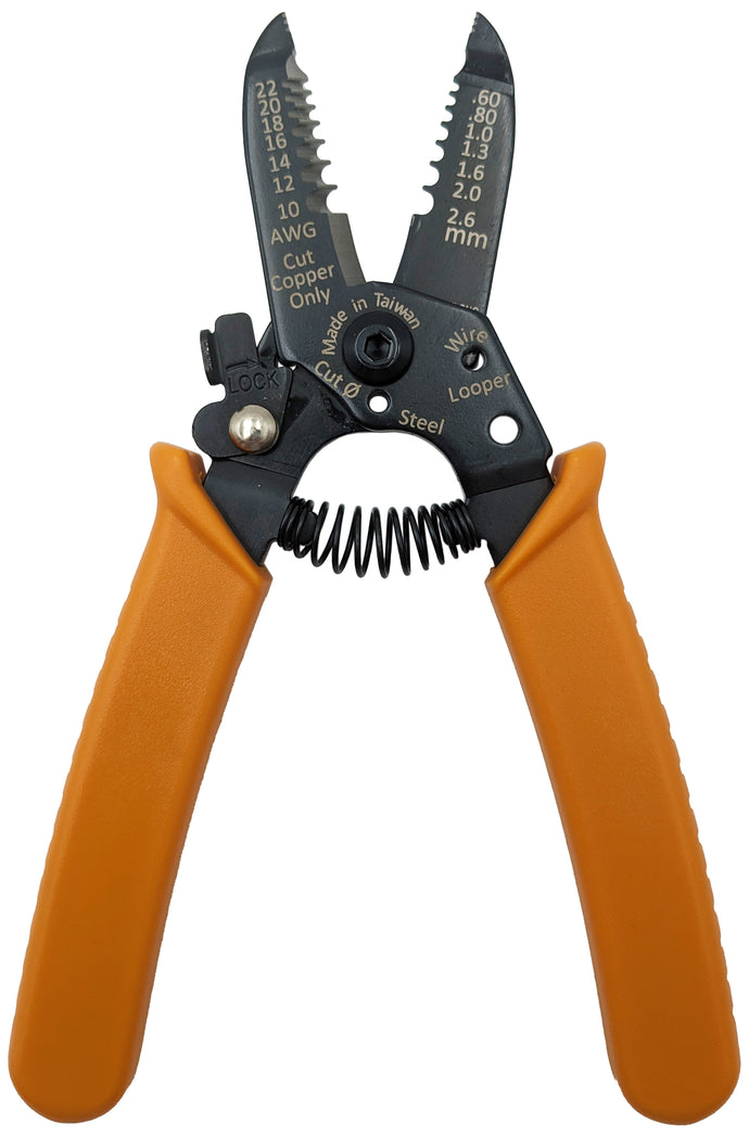 Multifunction Wire Stripper and Cutter for Solid 10 to 22 AWG and Stranded 12 to 24 AWG