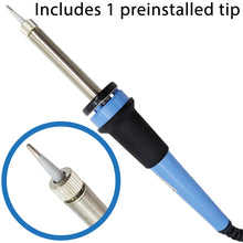 Load image into Gallery viewer, Temperature Adjustable Soldering Station, 302°F to 896°F Range, Includes Iron with Conical Tip and Tip Cleaning Sponge
