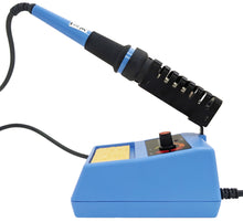 Load image into Gallery viewer, Temperature Adjustable Soldering Station, 302°F to 896°F Range, Includes Iron with Conical Tip and Tip Cleaning Sponge
