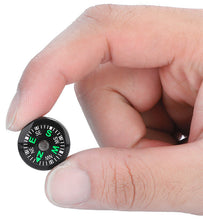Load image into Gallery viewer, 20mm Button Compass for DIY Paracord Survival Bracelets, Camping, Hiking
