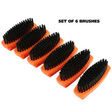 Load image into Gallery viewer, GreatNeck 6 Pack Fingernail Brushes, Red Hard Bristle Nail Brushes | Professional Quality, Ideal for Mechanics and Gardeners, Men and Women | Convenient Handle for Deep Nail Cleaning (19025)
