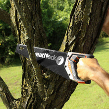 Load image into Gallery viewer, GreatNeck 15 Inch Aggressive Tooth Handsaw, Aluminum Frame, Wood Saw, Branch Cutter, PVC Cutter, Tree Saw, Handsaw for Wood, Hand Saw for Trees (74003)
