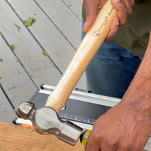 Load image into Gallery viewer, GreatNeck 16 Ounce Hickory Ball Peen Hammer, Auto Body Hammer, Wood Handle Hammer, Sheet Metal Hammer (BP16)
