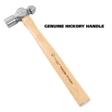 Load image into Gallery viewer, GreatNeck 16 Ounce Hickory Ball Peen Hammer, Auto Body Hammer, Wood Handle Hammer, Sheet Metal Hammer (BP16)
