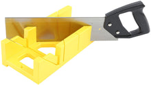Load image into Gallery viewer, GreatNeck 12-Inch Mitre Box with 14-Inch Back Saw - Quickly Measure &amp; Cut 45 and 90 Degree Angles (BSB14)
