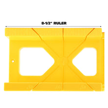 Load image into Gallery viewer, GreatNeck 12 Inch Mitre Box with 14 Inch Back Saw, Reinforced Steel Back Saw for Accurate Cutting, Receptacle Box Saw With Degree Cutting Guide (BSB14)
