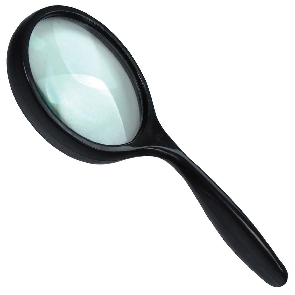 SE Ergonomic Handheld Magnifier, 2-inch Diameter Glass Lens, 8x Magnif ...