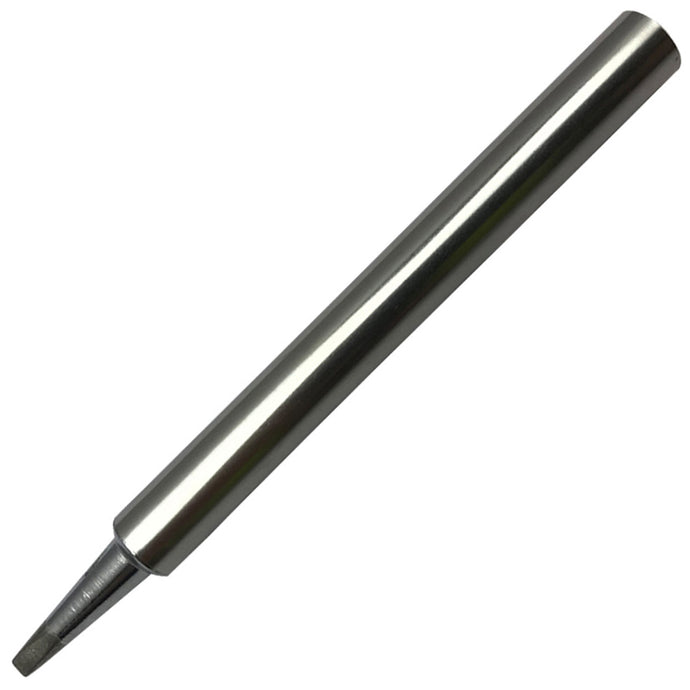 Metcal STV-CH24A Series SxV Hand Soldering Tip for Temperature Sensitive Applications, 690°F Maximum Tip Temperature, Chisel Long Reach Optimized for Thermal Performance, 2.4mm Tip Size, 18.3mm Tip Length