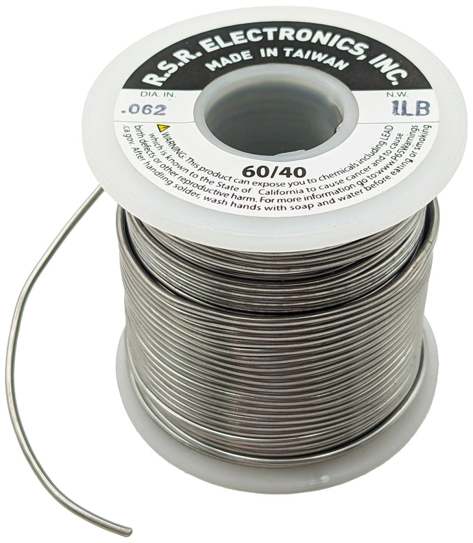 1 Pound Rosin Core 60/40 Solder Spool, 0.062