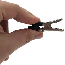 Load image into Gallery viewer, Black Alligator Clip Screw Type with Insulated Handle, 2&quot; Long
