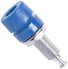 Load image into Gallery viewer, Blue Panel Mount 4mm Banana Jack Connector (1581-6)
