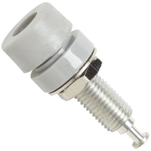 Load image into Gallery viewer, Grey Panel Mount 4mm Banana Jack Connector (1581-8)
