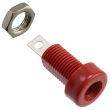 Load image into Gallery viewer, Red Standard (4mm) Banana Jack Connector with Solder Tab
