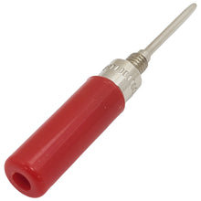 Load image into Gallery viewer, Insulated Tip Probe, Solderless (Red), 0.08&quot; Diameter with Needle Point
