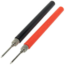 Load image into Gallery viewer, Red and Black Solderless Insulated Test Prods with Plastic Handles, 4 Inch Length (912J + 913J)
