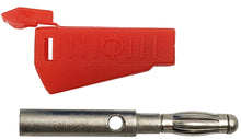 Load image into Gallery viewer, Red Stackable 4mm Banana Plug Connector for Building or Repairing Test Leads
