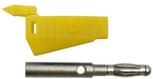 Load image into Gallery viewer, Yellow Stackable 4mm Banana Plug Connector for Building or Repairing Test Leads
