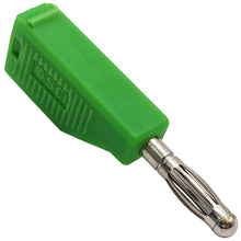 Load image into Gallery viewer, Green Stackable 4mm Banana Plug Connector for Building or Repairing Test Leads

