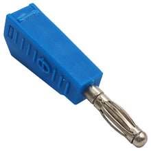 Load image into Gallery viewer, Blue Stackable 4mm Banana Plug Connector for Building or Repairing Test Leads
