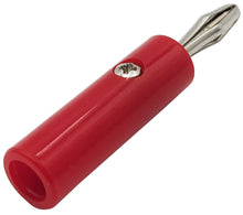 Load image into Gallery viewer, Red Insulated Banana Plug with Set Screw, Solderless, 1.85" Long
