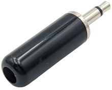 Load image into Gallery viewer, Solderable Mono 3.5mm Plug with Round Plastic Cover (501PB-BL)
