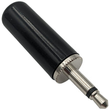 Load image into Gallery viewer, Solderable Mono 3.5mm Plug with Round Plastic Cover (501PB-BL)
