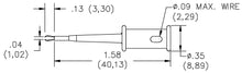 Load image into Gallery viewer, Black SMD Grabber for DIY Test Leads (5243-0)
