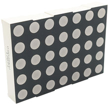 Load image into Gallery viewer, Red 5x7 Dot Matrix LED Display - Anode Column, Cathode Row (1.48&quot; x 2.09&quot;)
