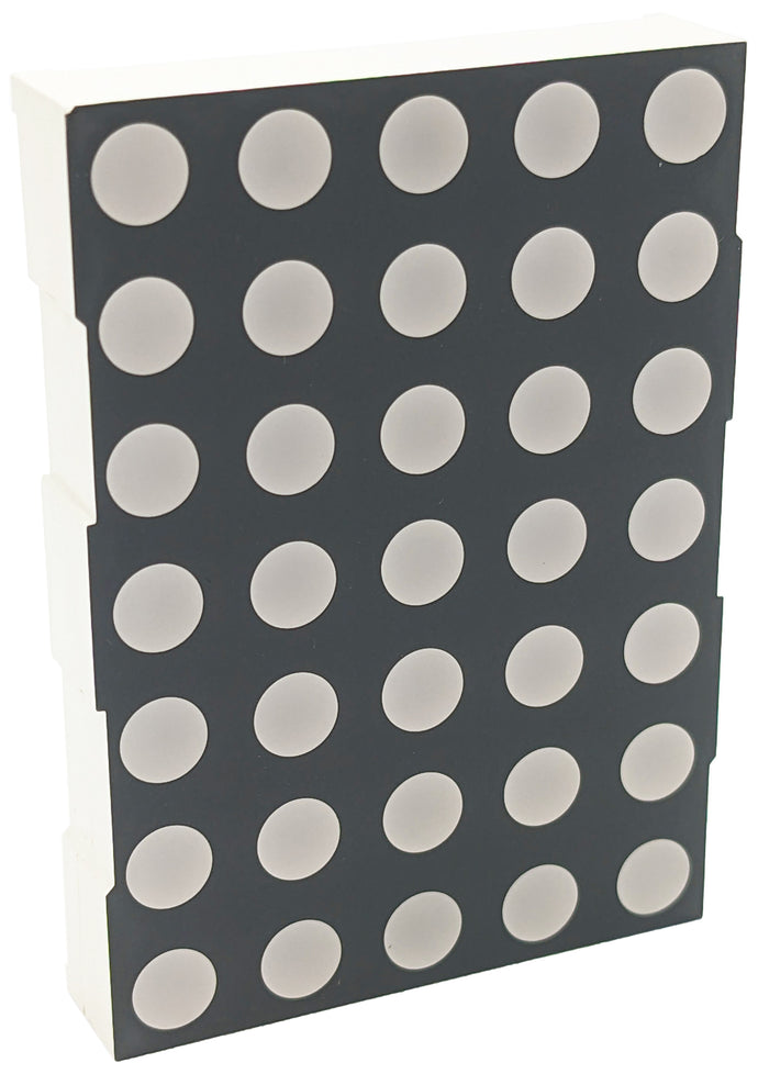 Red 5x7 Dot Matrix LED Display - Anode Column, Cathode Row (1.48