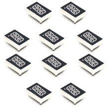 Load image into Gallery viewer, 10 Pack 0.8 inch (20mm) 16 Segment Single Digit Alphanumeric Display, Red, Common Cathode
