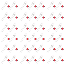 Load image into Gallery viewer, 100 Pack Transparent LEDs - Red - 5mm
