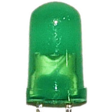 Load image into Gallery viewer, 20 Pack Green Diffused Lens LEDs, 5mm Diameter Round Bulb, 2-Pin Light Emitting Diodes (2.0V to 3.0V, 20mA)

