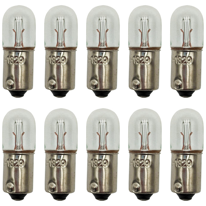 10 Pack 28V 70MA Mini Incandescent Bulb, Bayonet Base