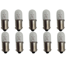 Load image into Gallery viewer, 10 Pack T-3 1/4 Miniature Incandescent Lamp with Bayonet Base 6.3V 250mA (AML-44)

