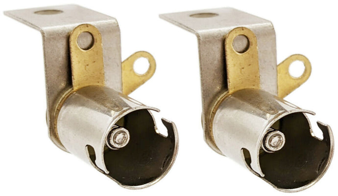 2 Pack Bayonet Socket for Miniature Incandescent Lamp (.40