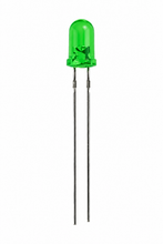 Load image into Gallery viewer, Flashing LED / Blinking LED - Green - 3mm - 100 Pack
