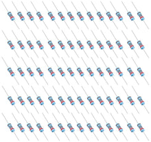 Load image into Gallery viewer, 200 Pack 360K Ohms Carbon Film Resistors, 1/2W, ±5% Tolerance
