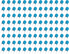 Load image into Gallery viewer, 100 Pack 47 pF Ceramic Disc Capacitor, 500V, ±20% Tolerance
