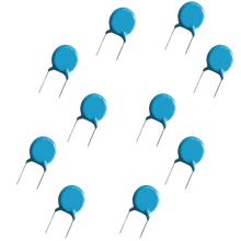Load image into Gallery viewer, 10 Pack 100 pF Ceramic Disc Capacitor, 500V, ±20% Tolerance
