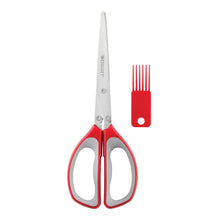 Load image into Gallery viewer, Westcott 8&quot; All Purpose Shredder Scissor, Red (15471)
