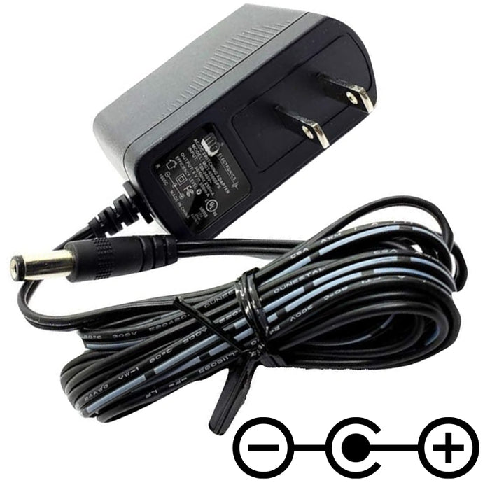 MG Electronics 6V DC 500mA Switching Power Supply, 2.1mm x 5.5mm Barrel Connector, Center Positive (MGT-6500SPS)